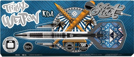 Shot! Tribal Weapon Koa Steeldarts