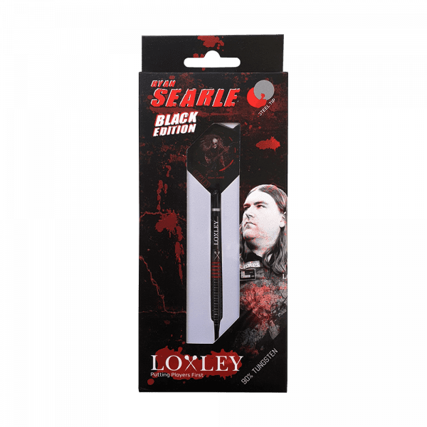 Loxley Ryan Searle Heavy Metal Black Steeldarts 32g - Dartverleih